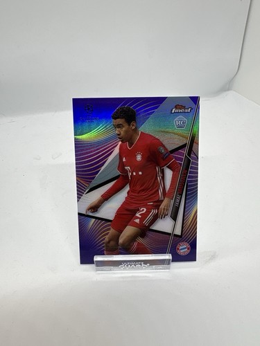 Jamal Musiala 2020 Topps Finest Purple /250