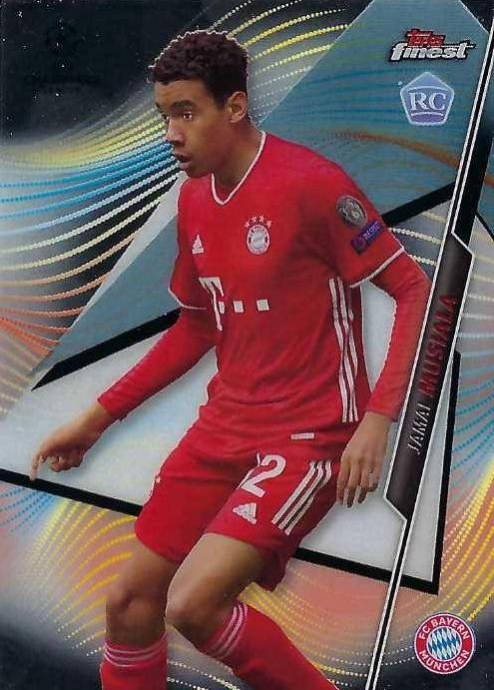 Jamal Musiala 2020 Topps Finest UEFA 45
