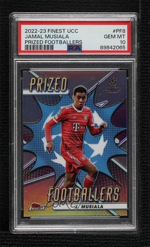 Jamal Musiala 2022 Panini Finest UEFA Club Competitions