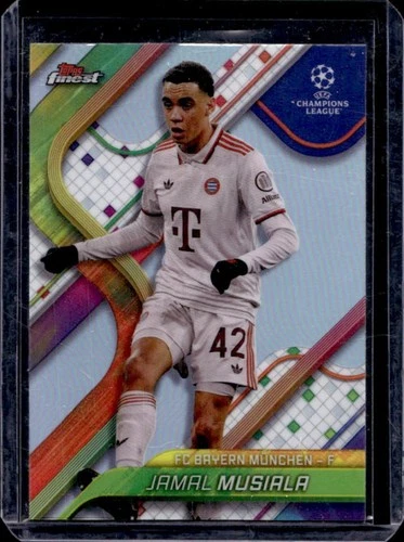 Jamal Musiala 2024 Topps Finest UEFA Refractor