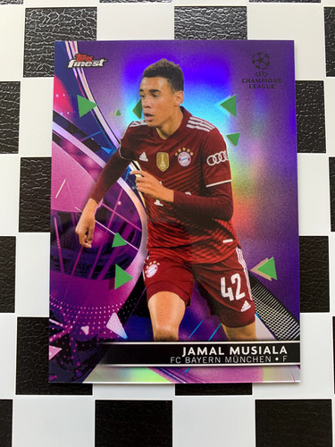 Jamal Musiala 2021 Topps Finest Viola /299