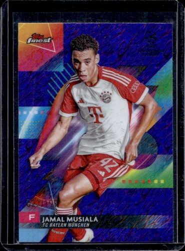 Jamal Musiala 2023 Topps Finest Violet Refractor /199