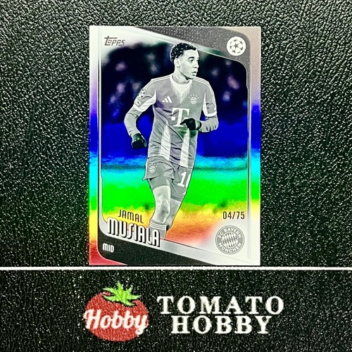 Jamal Musiala 2025 Topps Flagship Blanco Negro Refractor /75