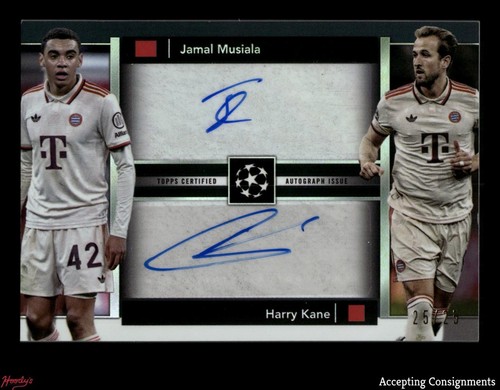 Jamal Musiala & Harry Kane 2024 Panini Museum Collection /25