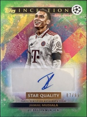 Jamal Musiala 2024 Topps Inception Green /75