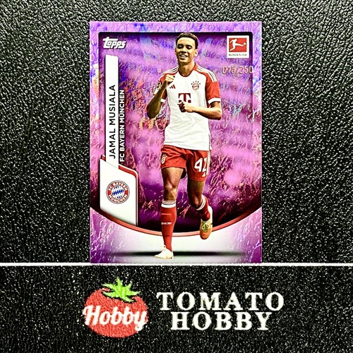 Jamal Musiala 2023 Topps Jade Pink Refractor /250