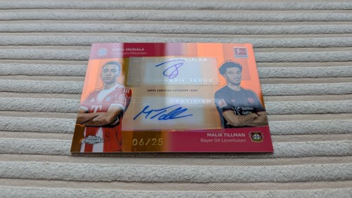 Jamal Musiala & Jens Tillman 2026 Topps Chrome Bundesliga /25
