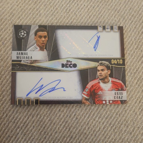 Jamal Musiala & Luis Diaz 2025 Topps Deco /10