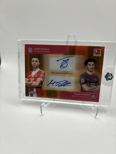 Jamal Musiala / Malik Tillmann 2025 Topps Bundesliga Chrome /25