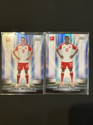 Jamal Musiala / Mathys Tel 2024 Topps Bundesliga Chrome