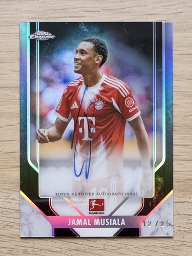 Jamal Musiala 2025 Panini Merlin Chrome /25