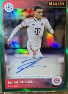 Jamal Musiala 2024 Topps Merlin Chrome /99