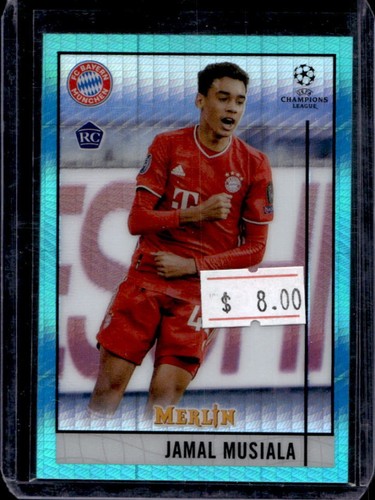 Jamal Musiala 2020 Topps Merlin Chrome Aqua Prism #73