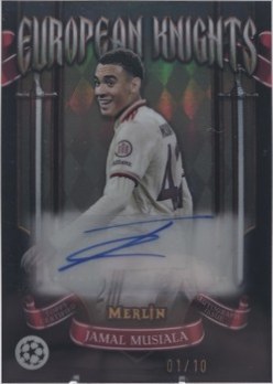 Jamal Musiala 2024 Topps Merlin Chrome Black /10
