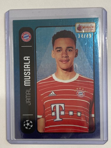 Jamal Musiala 2022 Topps Merlin Chrome Gold /49
