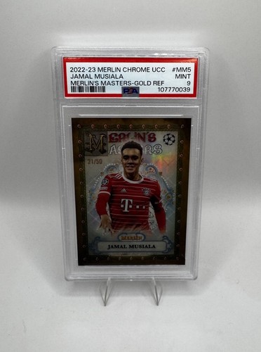 Jamal Musiala 2022 Topps Merlin Chrome Gold /50