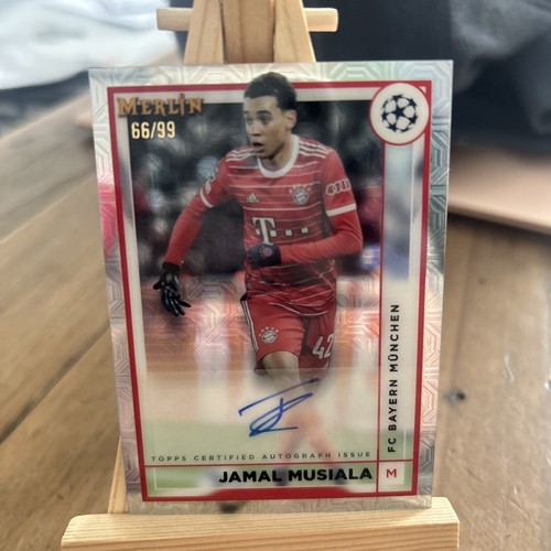 Jamal Musiala 2022 Topps Merlin Chrome Mojo Refractor /99