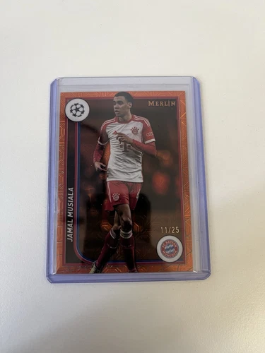 Jamal Musiala 2023 Topps Merlin Chrome Orange