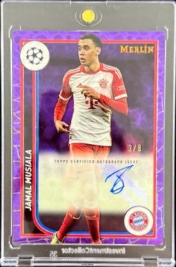 Jamal Musiala 2023 Topps Merlin Chrome Purple /8