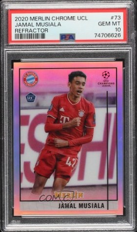 Jamal Musiala 2020 Topps Merlin Chrome Refractor