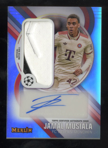 Jamal Musiala 2024 Topps Merlin Chrome Rifrattore