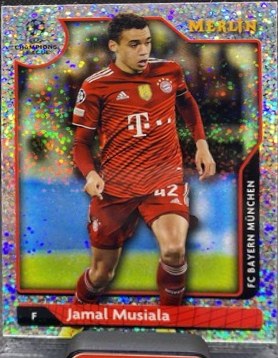 Jamal Musiala 2021 Topps Merlin Chrome Speckle Refractor /150