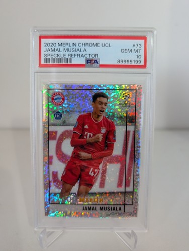 Jamal Musiala 2020 Topps Merlin Chrome Speckle Refractor /150