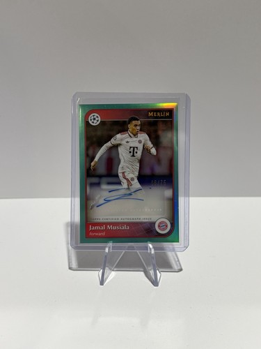 Jamal Musiala 2024 Topps Merlin Chrome Teal Refractor /75