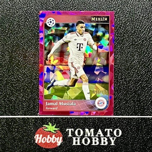 Jamal Musiala 2024 Topps Merlin Chrome UEFA Magenta Atomic Refractor /125