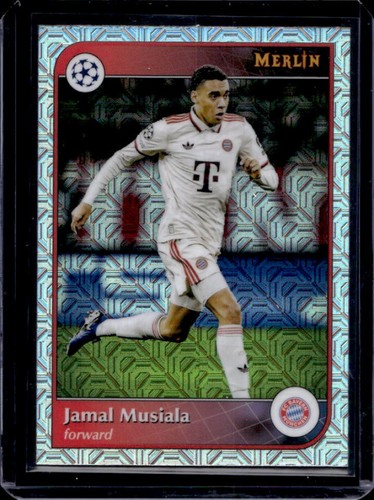 Jamal Musiala 2024 Topps Merlin Chrome UEFA Mojo Refractor #42