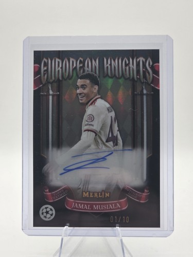 Jamal Musiala 2024 Topps Merlin Chrome UEFA Nero /10