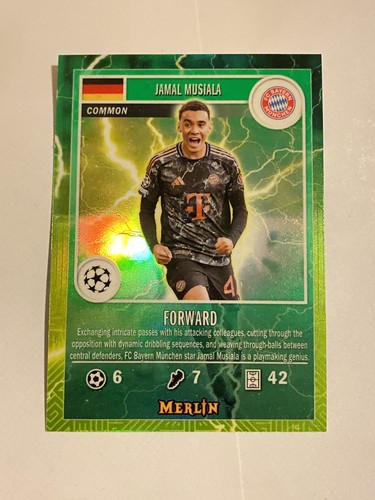 Jamal Musiala 2024 Topps Merlin Chrome Verde #MG-18