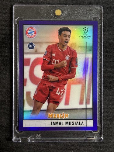 Jamal Musiala 2020 Topps Merlin Chrome Viola Refractor /299