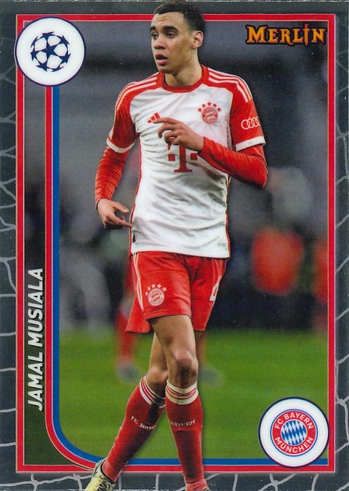 Jamal Musiala 2023 Topps Merlin UEFA Club Competitions