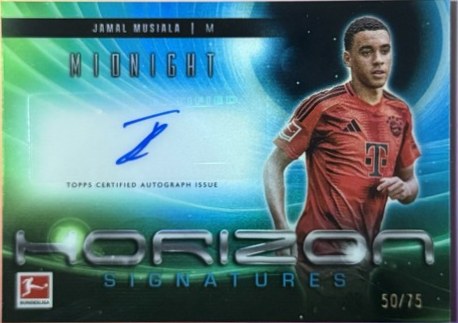 Jamal Musiala 2024 Topps Midnight Bundesliga /75