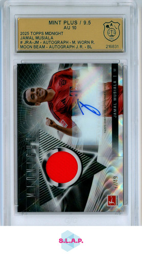 Jamal Musiala 2025 Topps Midnight Moon Beam /49