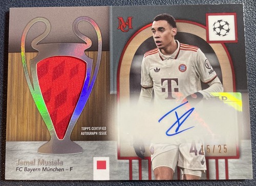 Jamal Musiala 2025 Topps Museum /25