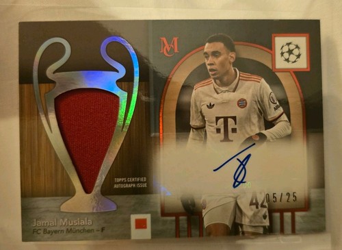 Jamal Musiala 2025 Topps Museum /25