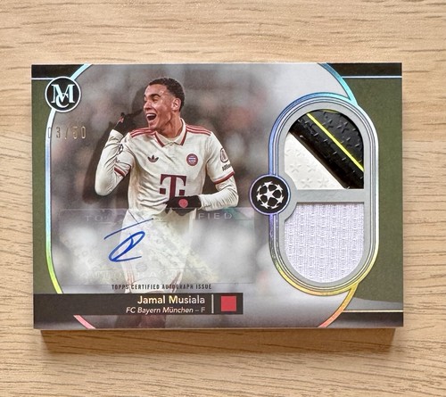 Jamal Musiala 2025 Topps Museum /50