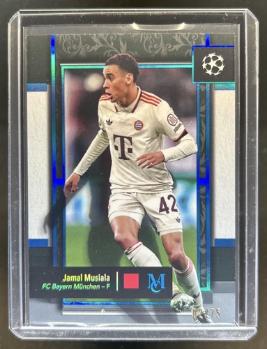 Jamal Musiala 2024 Topps Museum Collezione Zaffiro /75