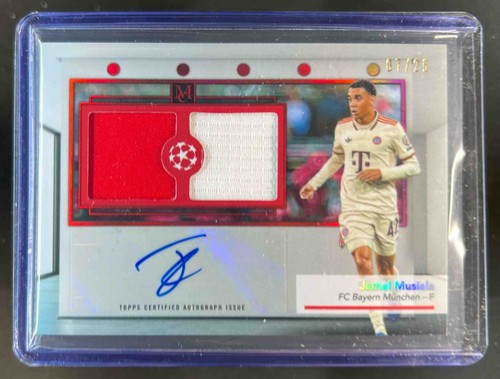 Jamal Musiala 2024 Topps Museum Ruby /25