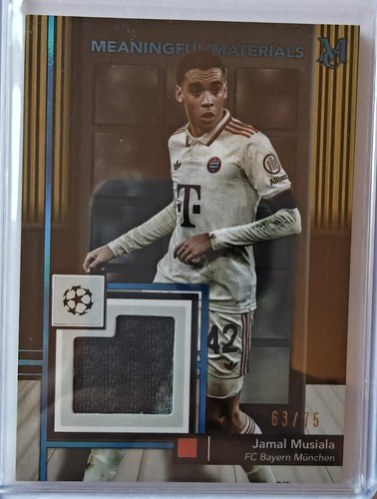 Jamal Musiala 2024 Topps Museum Sapphire /75