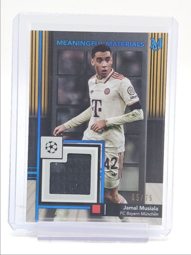 Jamal Musiala 2024 Topps Museum Sapphire /75