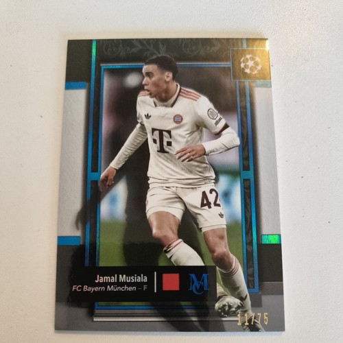 Jamal Musiala 2024 Topps Museum Zaffiro /75