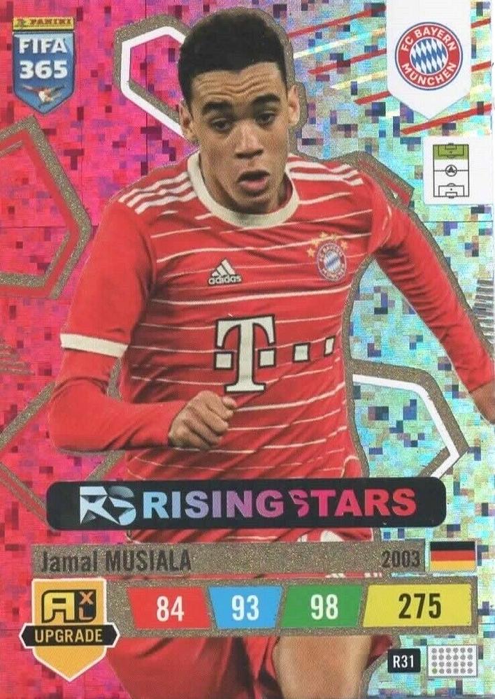 Jamal Musiala 2023 Panini Adrenalyn XL FIFA 365 Upgrade