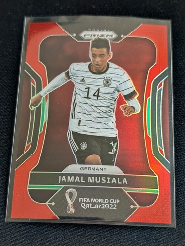 Jamal Musiala 2022 Panini Prizm FIFA World Cup Qatar Rosso /399
