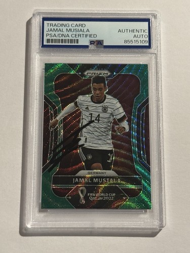 Jamal Musiala 2022 Panini Prizm Green Wave