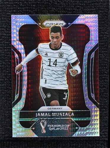 Jamal Musiala 2022 Panini Prizm World Cup Hyper Prizm