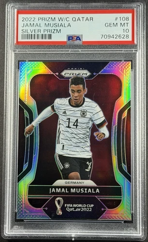 Jamal Musiala 2022 Panini Prizm World Cup Silver
