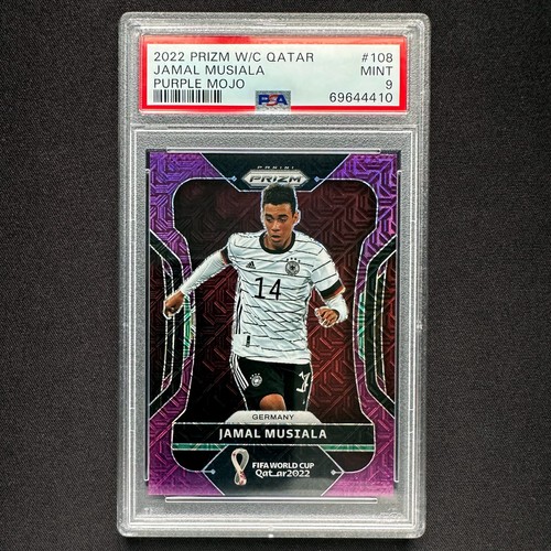 Jamal Musiala 2022 Panini Prizm World Cup Viola Mojo Prizm /49